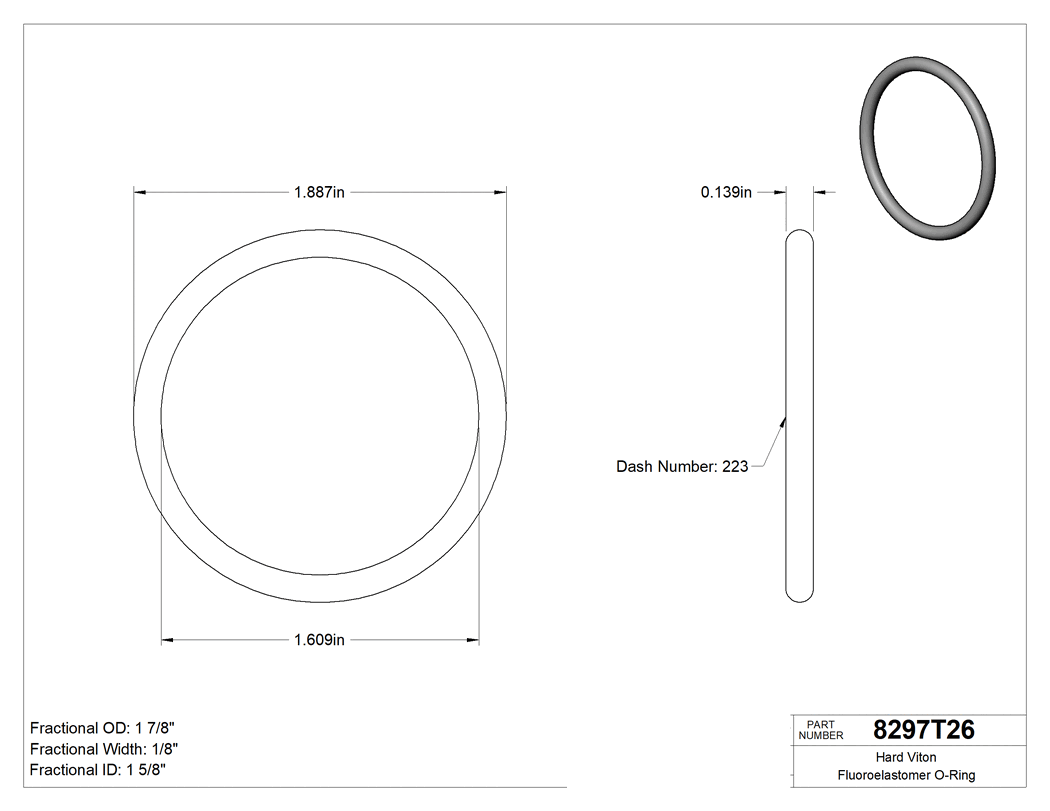 Technical drawing - 8297T26